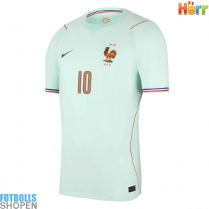 Billiga Frankrike Kylian Mbappe #10 Bortatröja VM 2026 Kortärmad